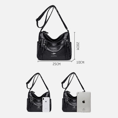 Simple Small Bag For Office Work Multi-Pocket Leisure Crossbody Bag