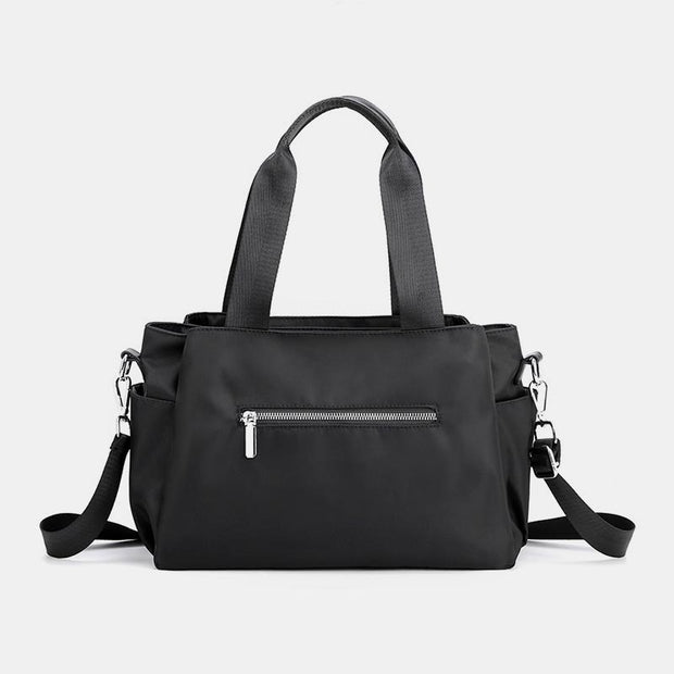 Triple Compartment Top-Handle Bag Waterproof Large Handbag Crossbody Bag for Women
