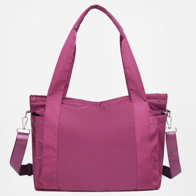 Tote for Women Large Capacity Multi-Pocket Nylon Work Shoulder Bag