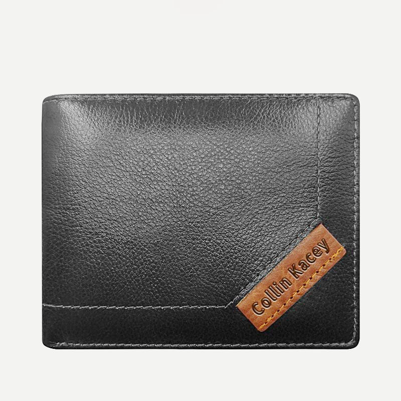 Mens Retro Bifold Short Roomy Leather Wallet Multi Style Optionals