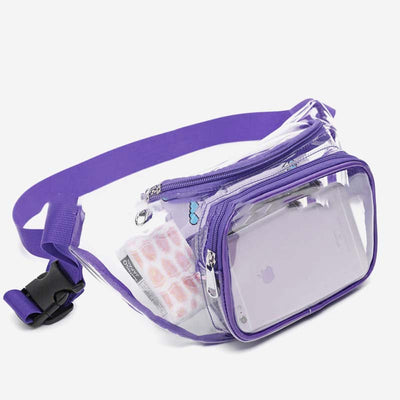 Large Capacity Waterproof Transparent Cute Waist Bag