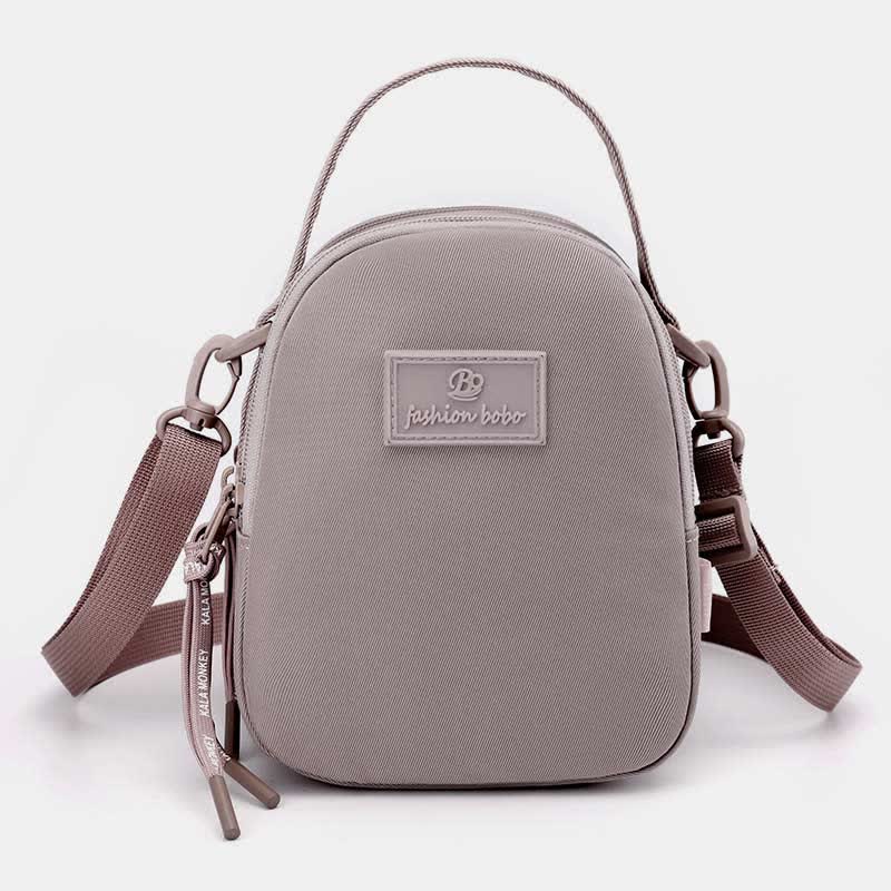 Triple Zip Crossbody Bag Purse for Women Waterproof Mini Travel Handbag