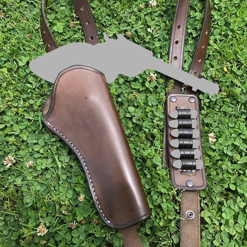 Medieval Leather Shoulder Holster For Women Men Retro Theatre Prop