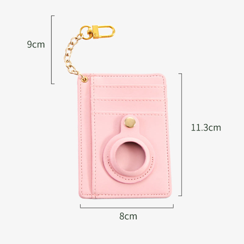 Airtag Womens Wallet Pull Out RFID Anti Theft Card Holder