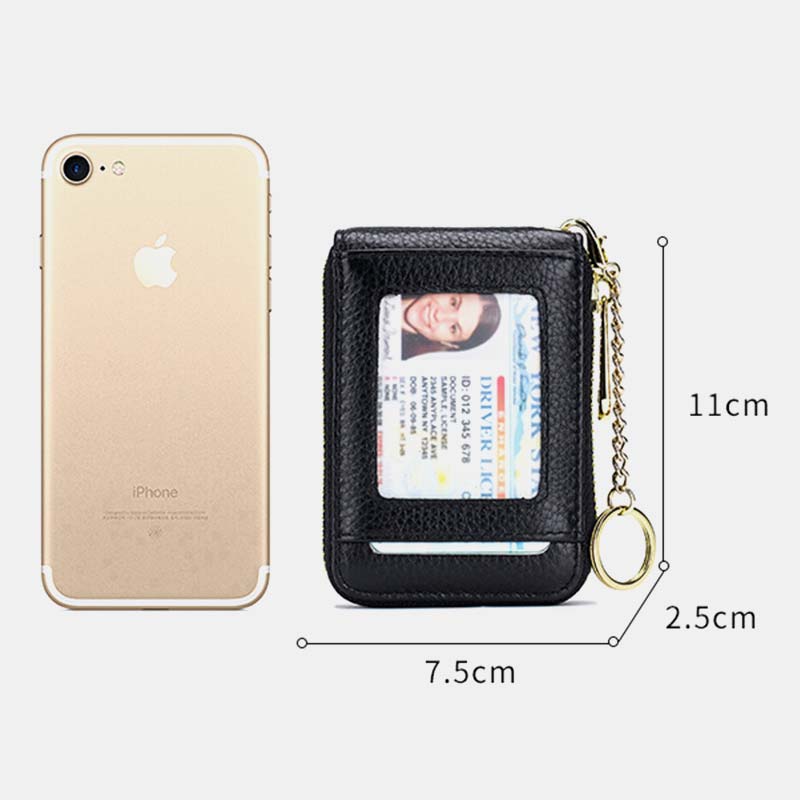 RFID Large Capacity Card Holder With Key Chain