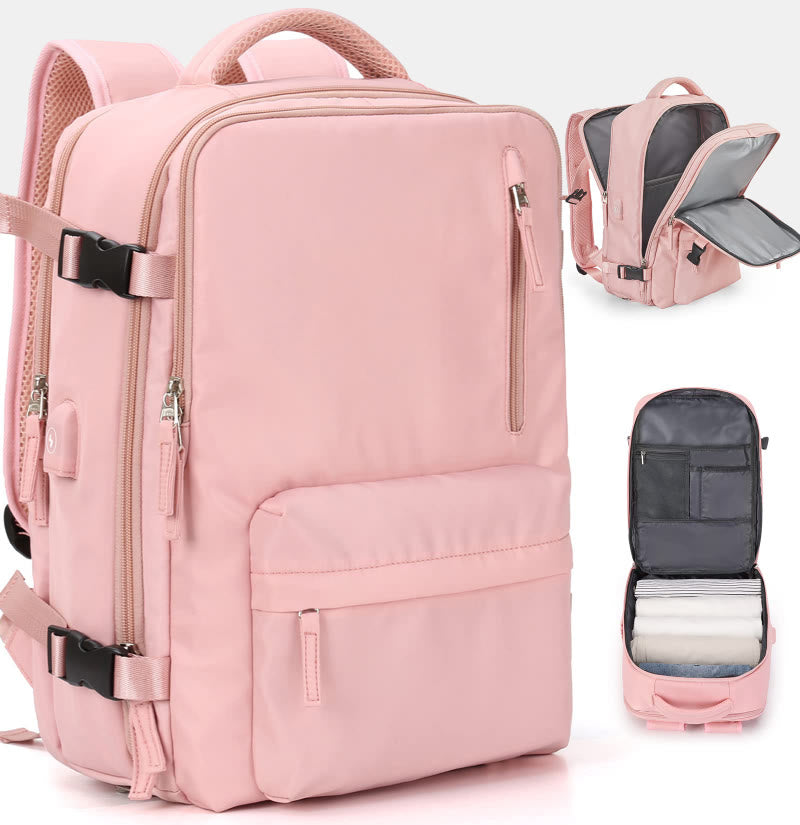 Multi-Pocket Backpack for Women Girls Travel Laptop Backpack College Bookbag