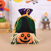 FREE TODAY: 2pcs Halloween Decoration Candy Bag Velvet Pumpkin Witch Gift Bag