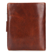 Vintage Genuine Leather Short Wallet Men's Purse Front Pocket Wallet