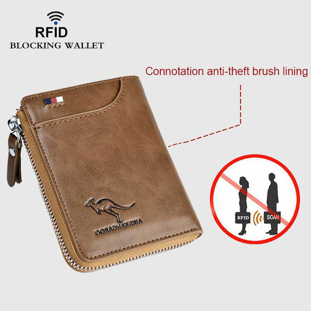 Limited Stock: Vintage RFID Large Capacity Wallet
