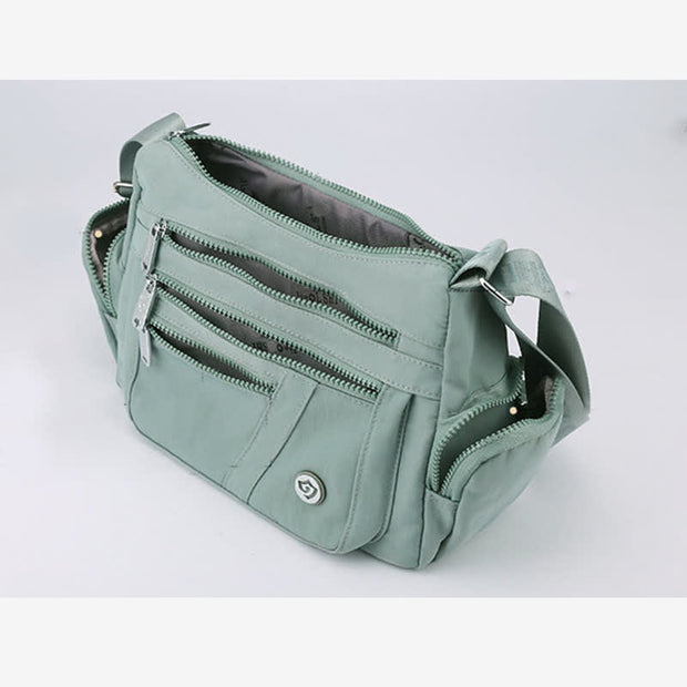 Multi-Pocket Crossbody Bag for Women Lightweight Waterproof Shoulder Handbag