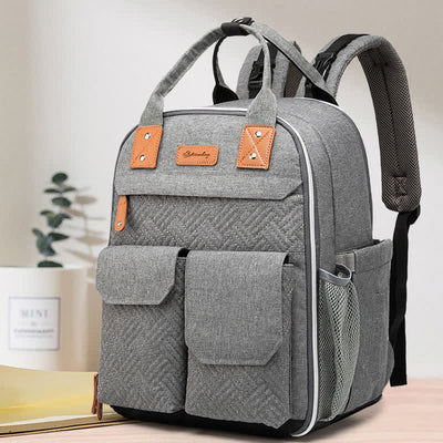 Diaper Bag Backpack Multifunction Waterproof Mommy Bag with Changing Pad