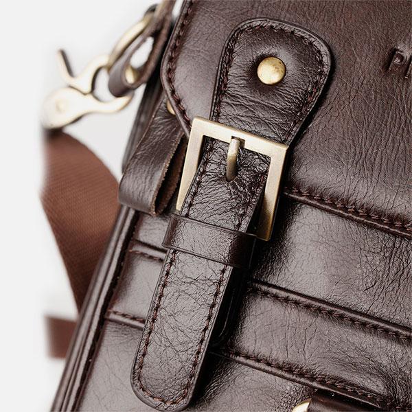 Multifunctional Leather Crossbody Bag