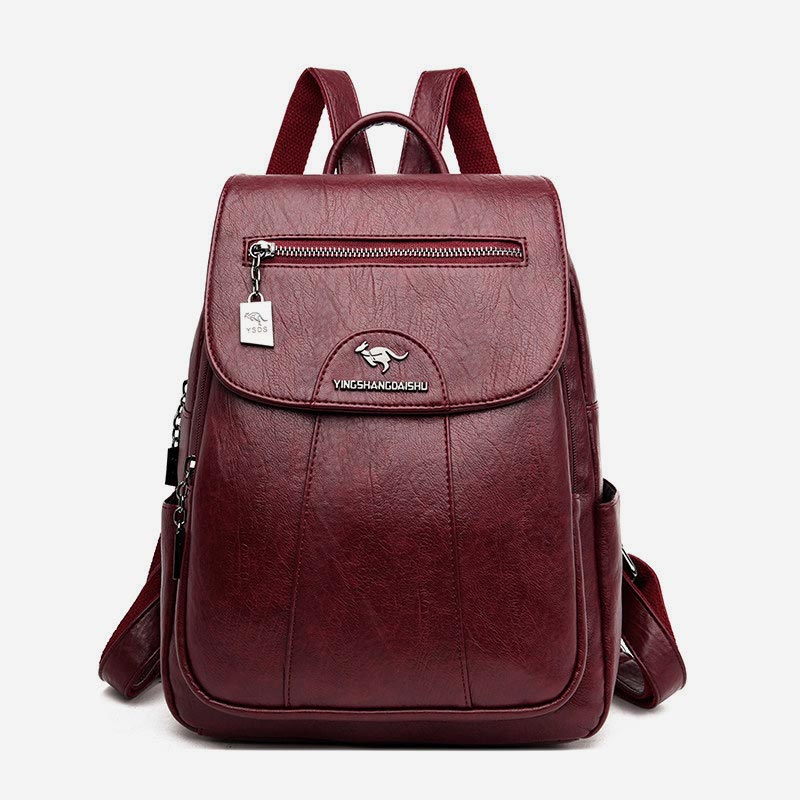 Small Backpack Purse for Women Soft PU Leather Casual Daypack Bags