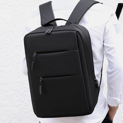 USB Large Capacity Wear-Resistant 15.6-Inch Computer Bag Backpack