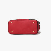 Triple Compartment Satchel Crossbody Bag Shoulder Purse Handbag for Women