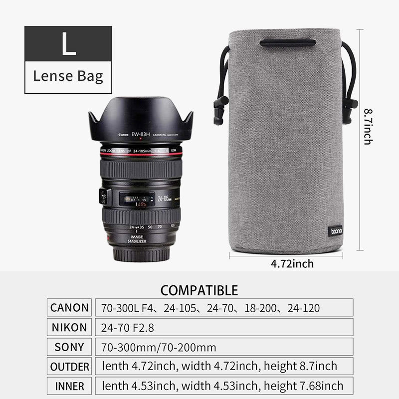 SLR Camera Bag For Travel Waterproof Portable Lens Protective Bag