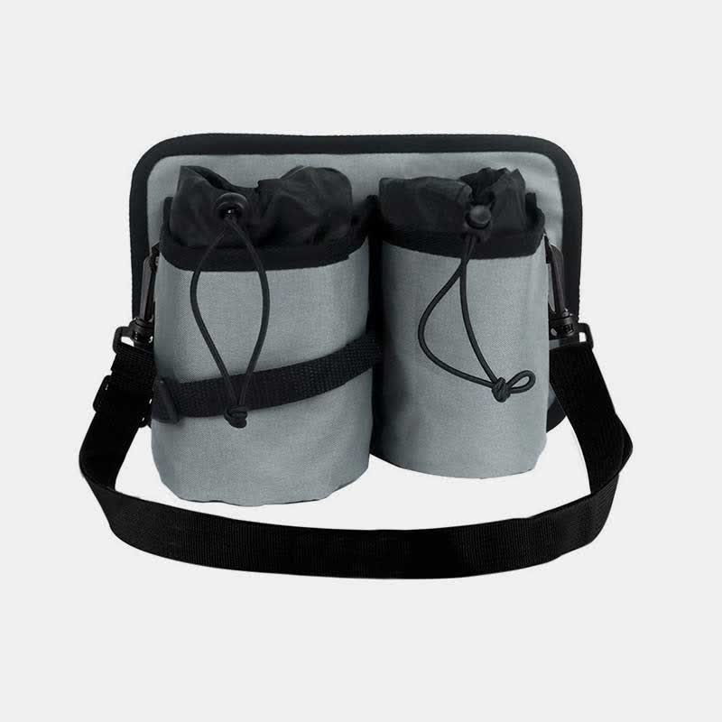 Portable Water Bottle Holder Carriers Pouch with 2 Bottle Pockets