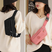 Multi Pocket Lightweight Crossbody Adjustable Waist Pack Phone Bag
