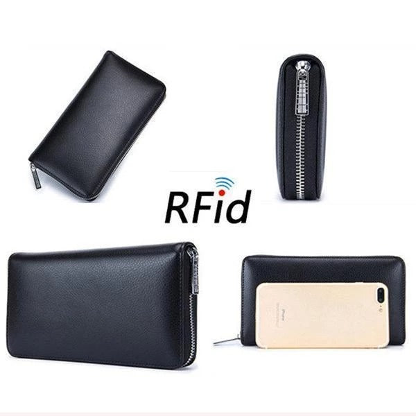 RFID Genuine Leather Card Wallet