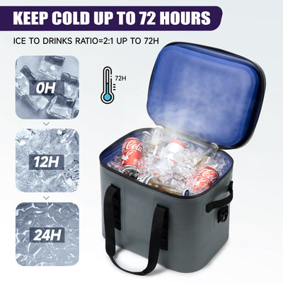 Cooler Bag For Camping Leakproof Large Capacity Outdoor Ice Pack