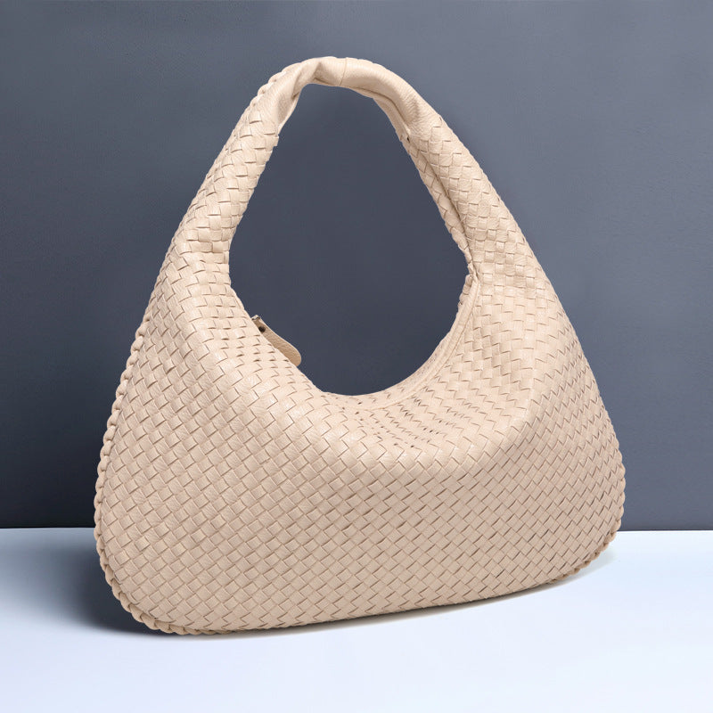 Crescent Underarm Bag For Women Woven Minimalist Shoulder Bag