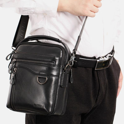 Multifunctional Genuine Leather Handbag Crossbody Bag