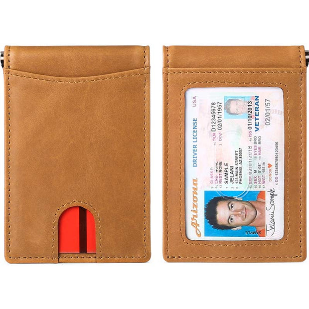 Quick Access Slimfold Leather Wallet