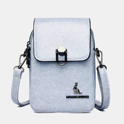 Vintage Genuine Leather Crossbody Phone Bag