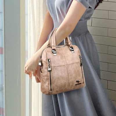 Multifunctional Large Capacity Elegant Shoulder Bag Crossbody Bag Backpack