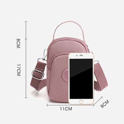 Lightweight Crossbody Bag Pouch Casual Phone Holsters with Headphone Hole