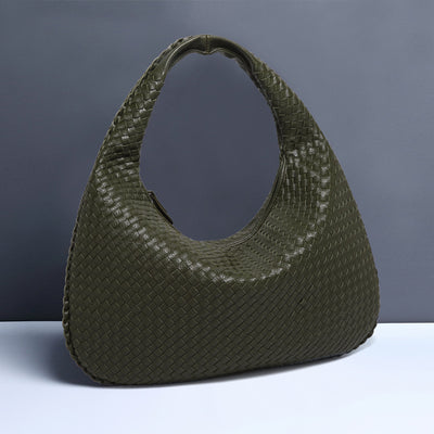 Crescent Underarm Bag For Women Woven Minimalist Shoulder Bag