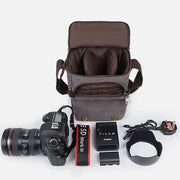 Waterproof And Shockproof Retro Camera Bag Messenger Bag