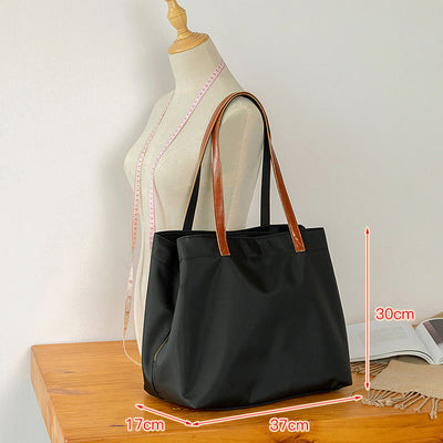 Tote Bag For Women Large Capacity Minimalist Oxford Shoulder Bag