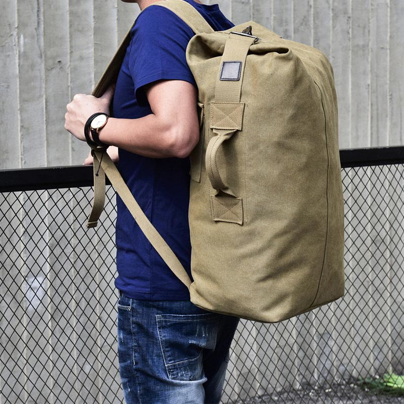 Backpack for Men Sports Large Capacity Canvas Travel Bag