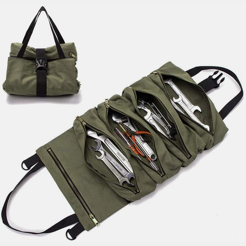 Waterproof Multi-Purpose Tool Zipper Carrier Tote Roll Up Bag