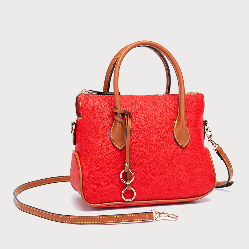 Tote Bag For Women Pebble Grain Style PU Leather Crossbody Bag