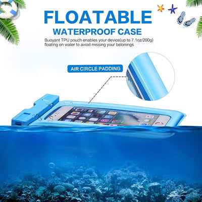 Universal IPX8 Waterproof Phone Case Underwater Case for Outdoor Sports