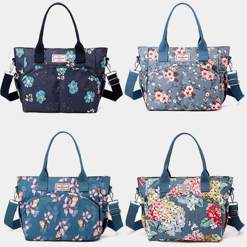 Top-Handle Bag For Women Ethnic Flower Style Crossbody Bag