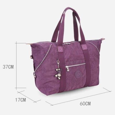 Large Capacity Nylon Handbag for Women Lightweight Carry All Shoulder Purse