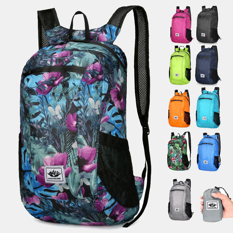 Backpack For Women Foldable Waterproof Lightweight Outdoor Travel Sports Daypack