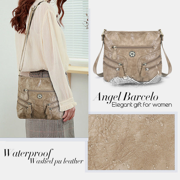 Large Capacity Multi-Pocket Crossbody Bag