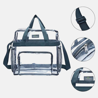 Large Capacity Waterproof Casual Transparent Handbag