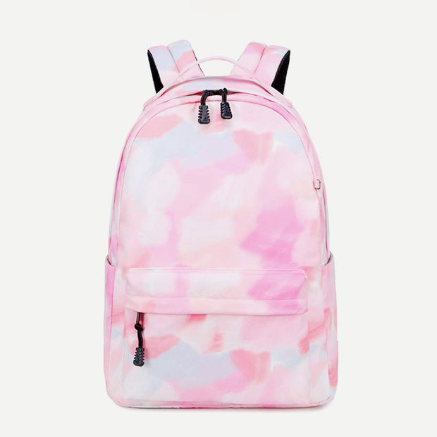 Lightweight Waterproof Colorful Tie Dye Backpack for Teen Girls Women School Bookbags