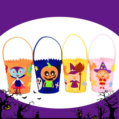 FREE TODAY: Halloween Candy Bag Handmade DIY Portable Pumpkin Gift Bag