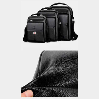 Messenger Bag for Men Lightweight Waterproof Travel Rivet Crossbody Bag