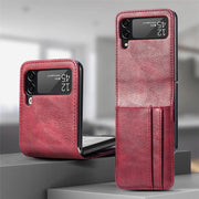 FREE TODAY: Samsung Galaxy Z Flip 2 3 4 Phone Case Leather Phone Bag with Multi-Slot