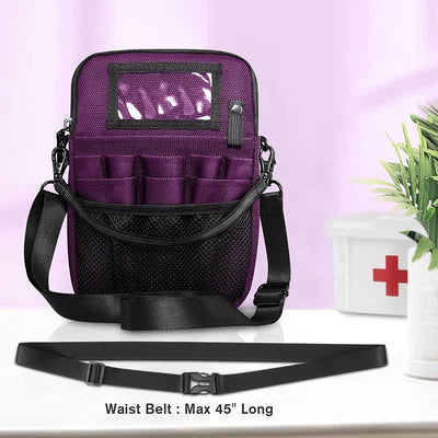 Nursing Waist Bag with Medical Gear Pockets Tape Holder Nurse Waist Pouch