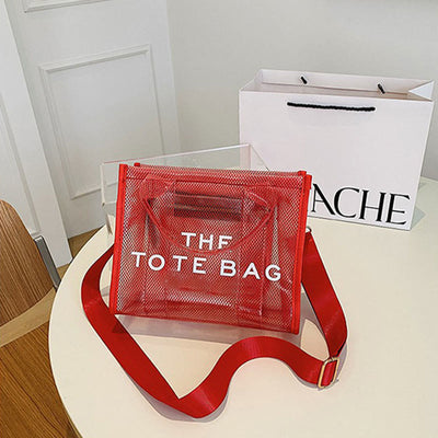 Tote For Women Clear PVC Large Capacity Crossbody Bag