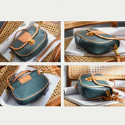 Top-Handle Bag For Women Genuine Leather Daily Crossbody Bag