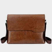 Classical Messenger Bag For Men Business Thin Leisure Crossbody Bag